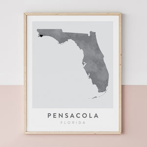 map of pensacola florida