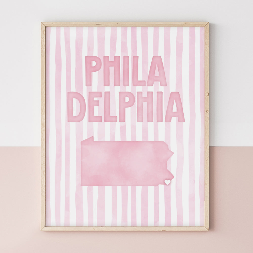 cute philadelphia art prints