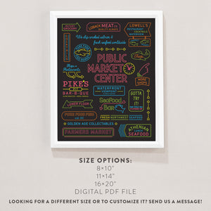 pike place market poster