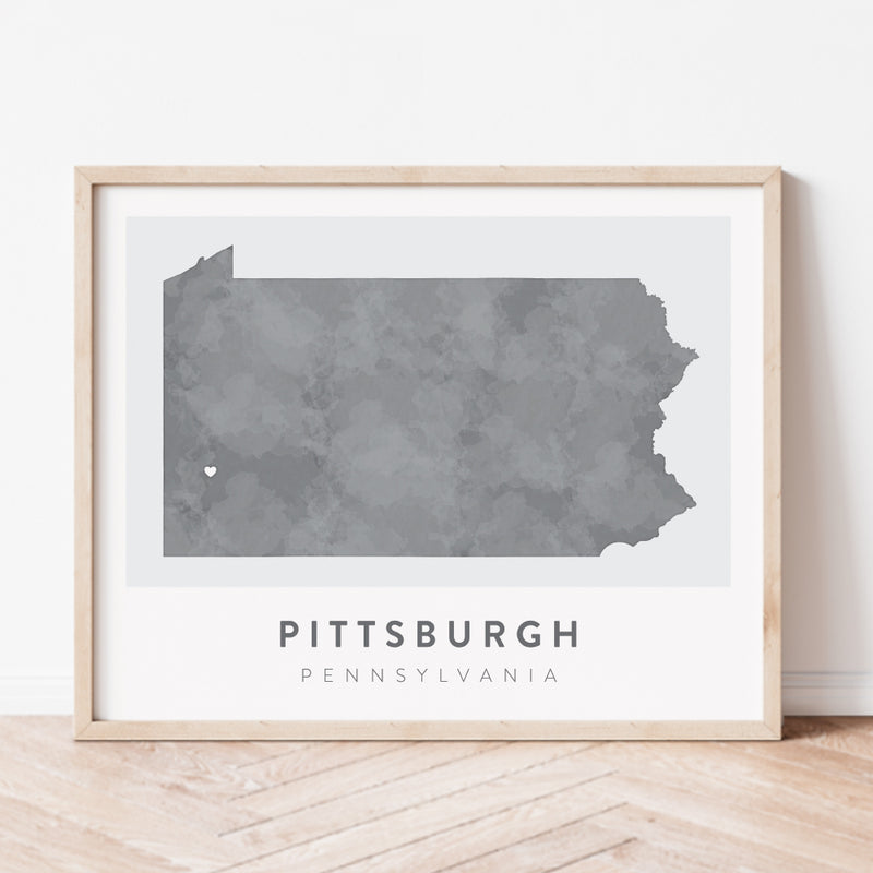 map of pittsburgh