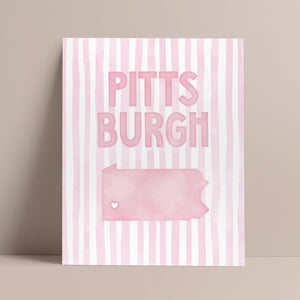cute pittsburgh wall art
