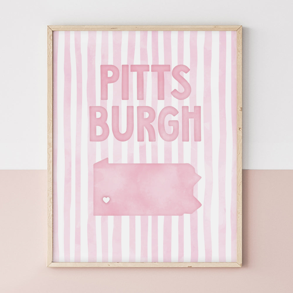 pink pittsburgh decor