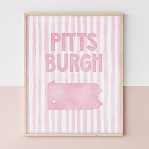 pink pittsburgh decor
