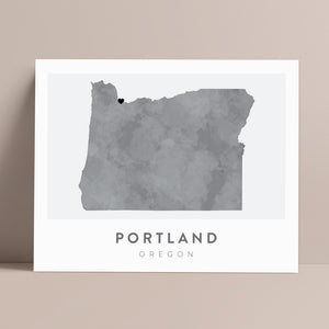 map of portland oregon
