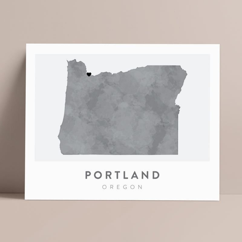 map of portland oregon