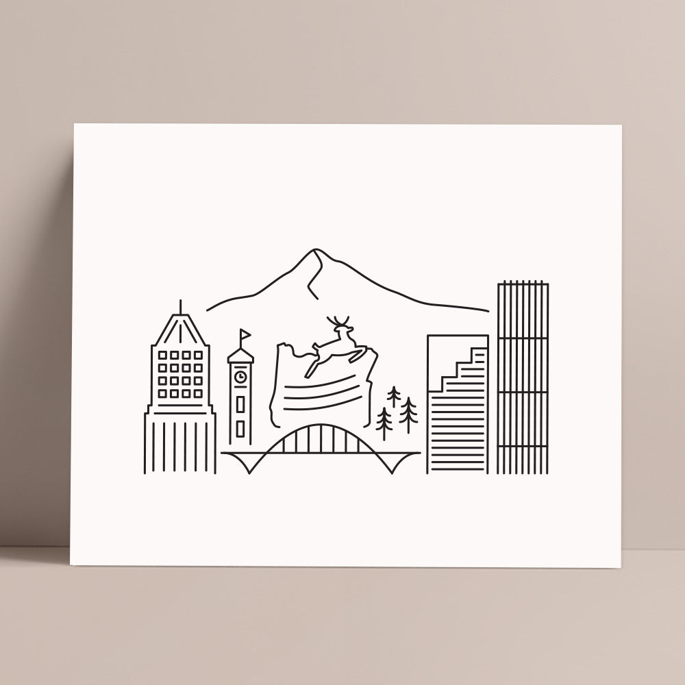 portland oregon skyline