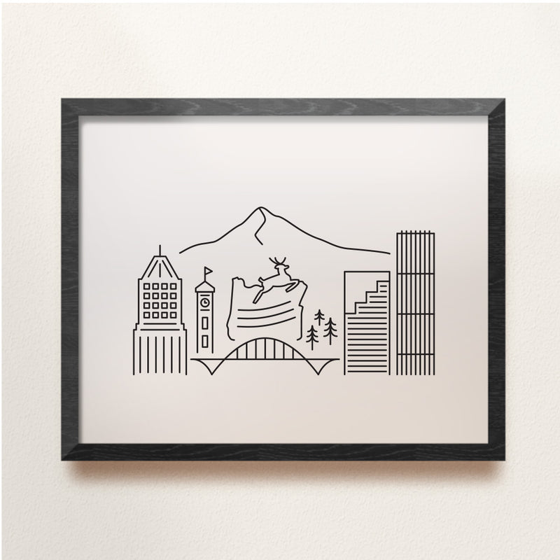 portland oregon wall art