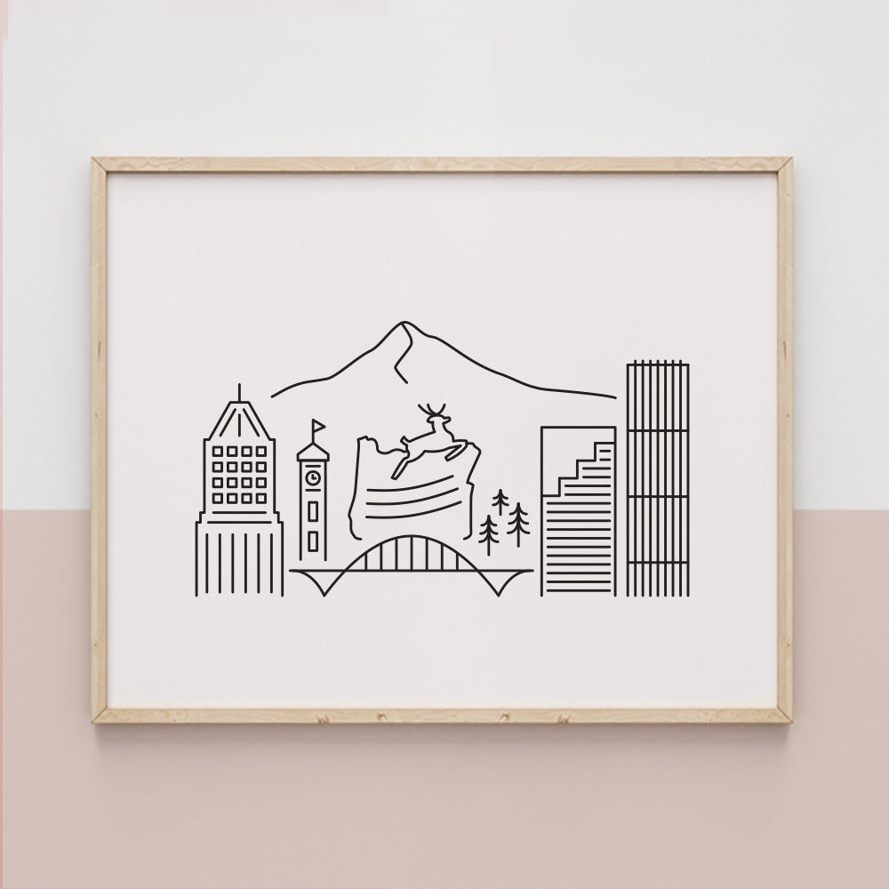 portland oregon poster