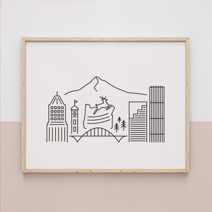 portland oregon poster