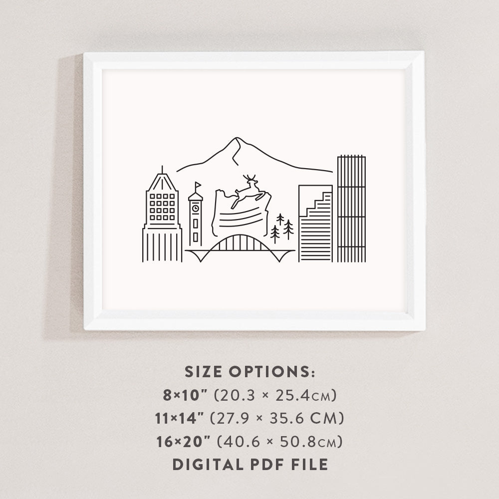 portland oregon poster