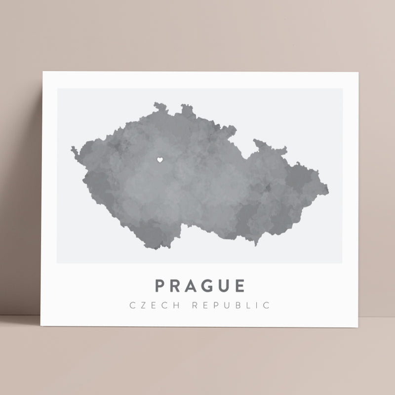 map of prague czechia