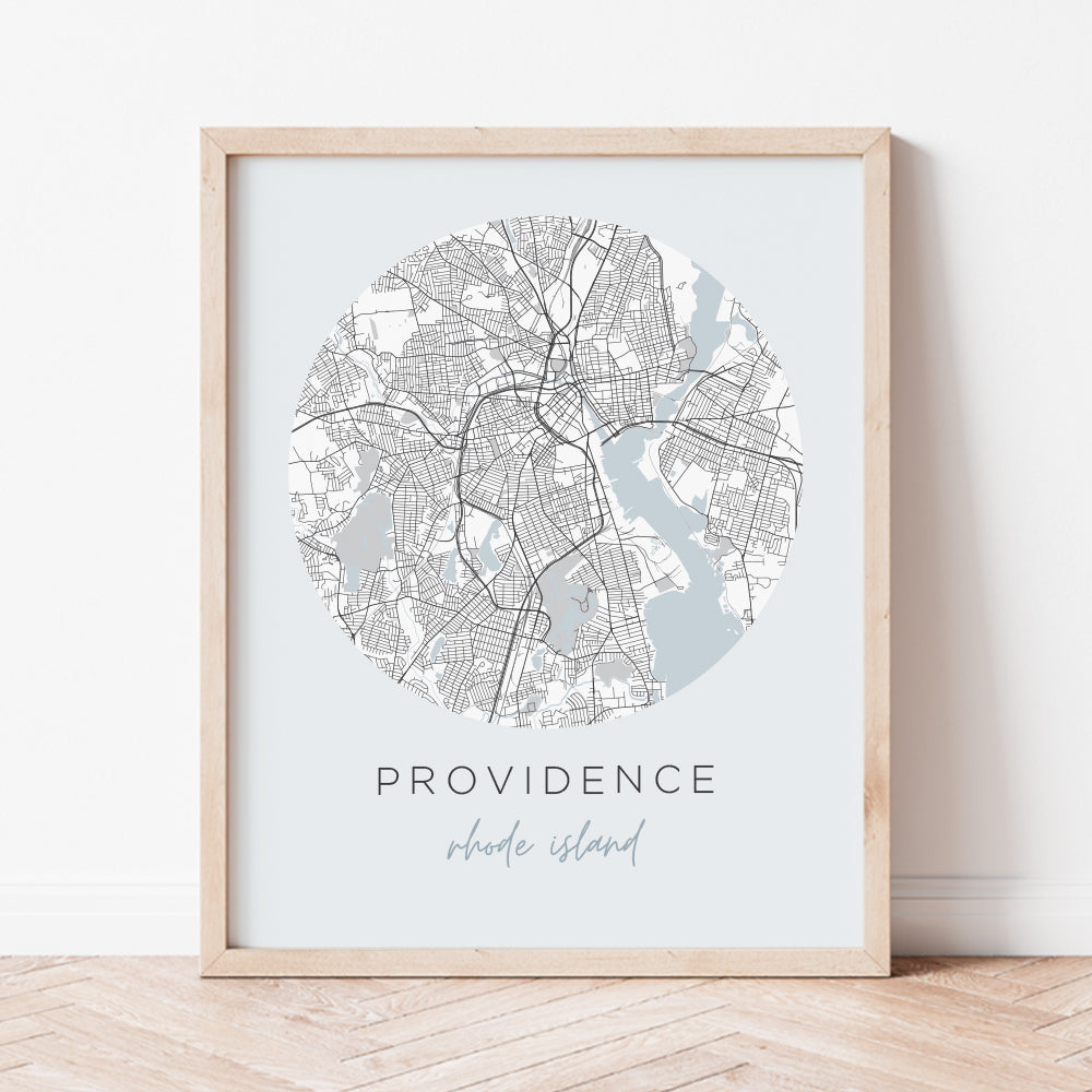 providence rhode island map