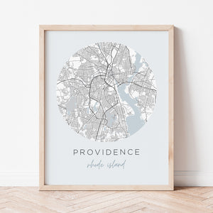 providence rhode island map