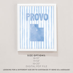 Provo, Utah Poster