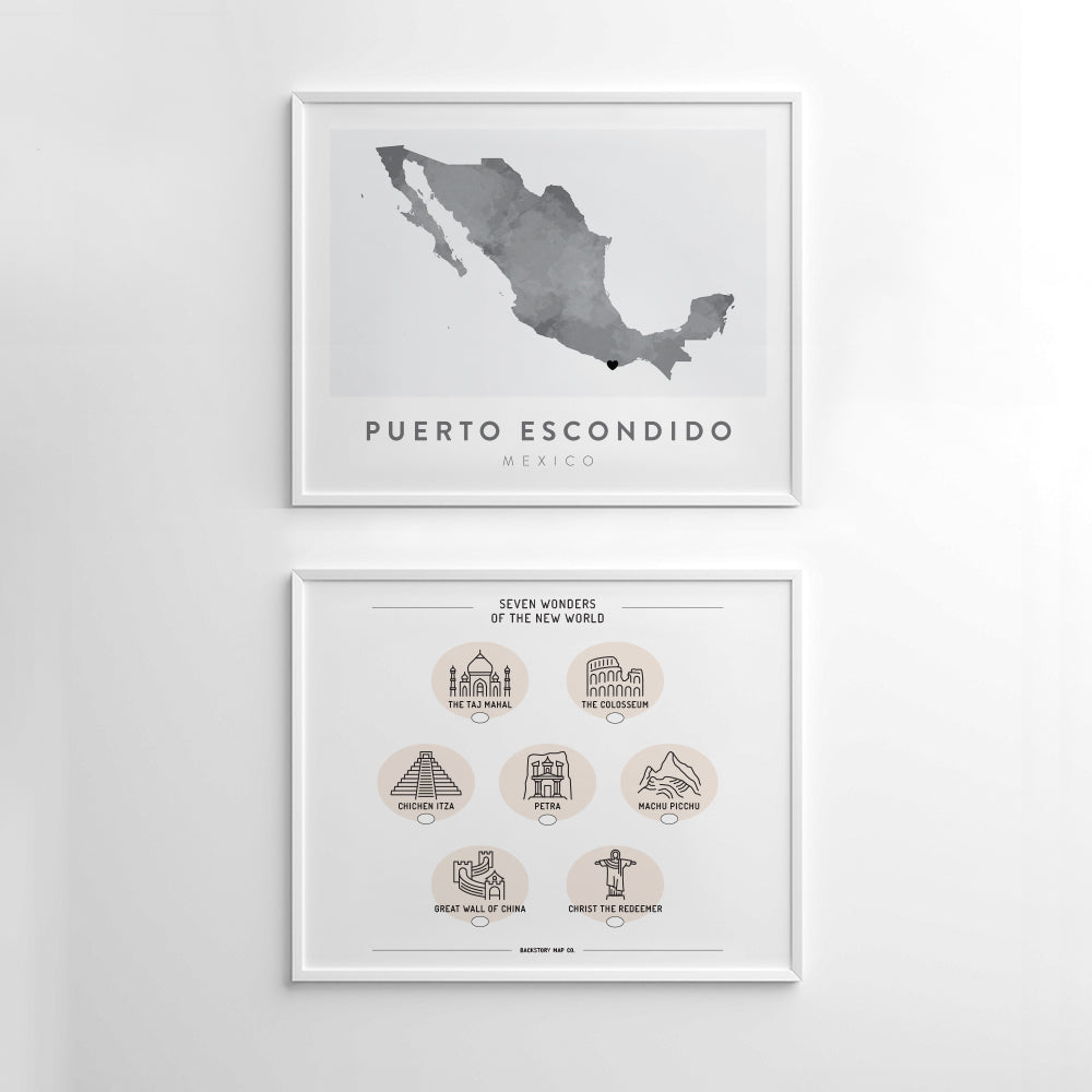 puerto escondido mexico wall art