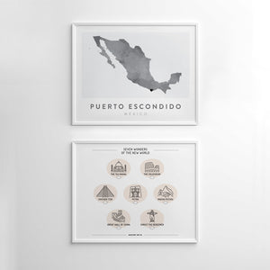 puerto escondido mexico wall art