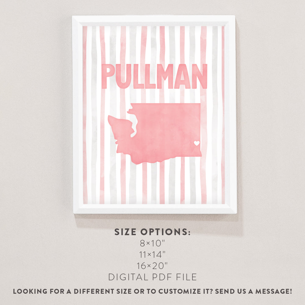 Pullman, Washington Poster