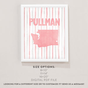 Pullman, Washington Poster