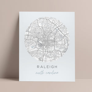 raleigh map