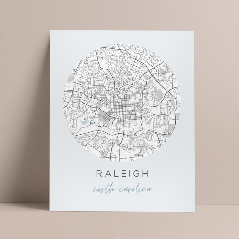 raleigh map