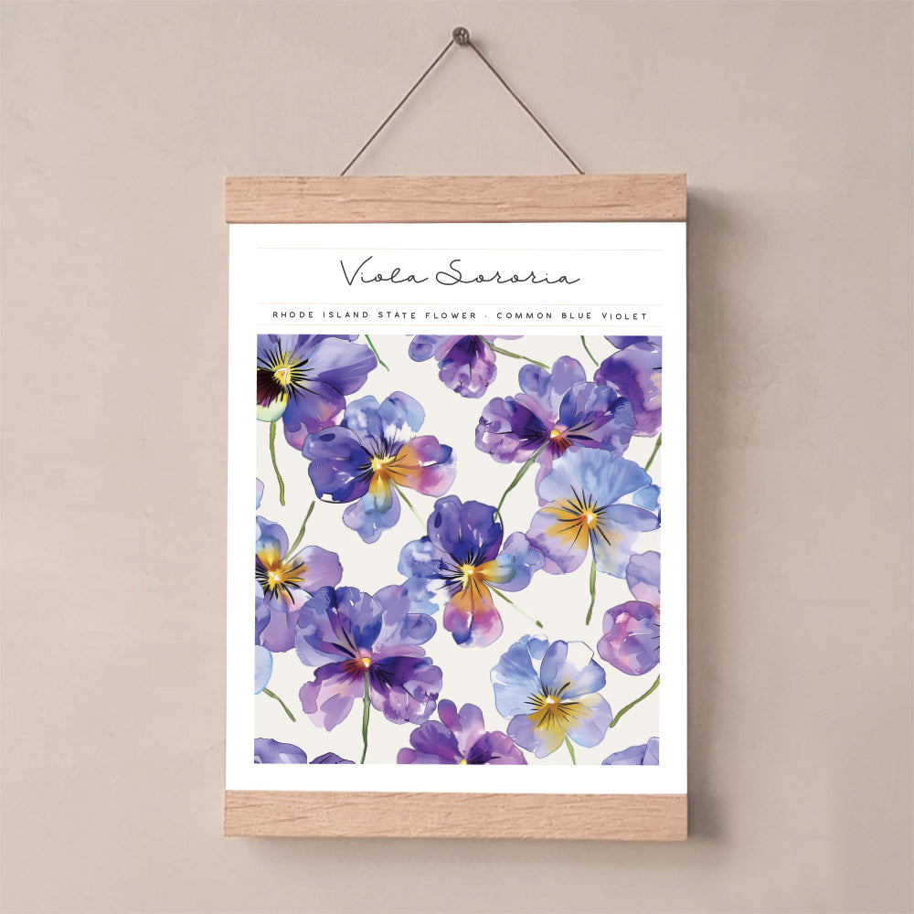 rhode island state flower wall art