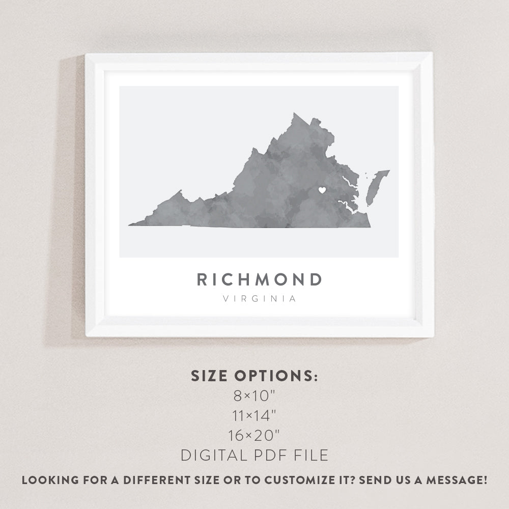 richmond virginia art print