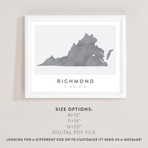 richmond virginia art print