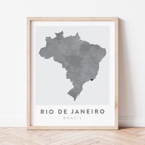 rio de janeiro map