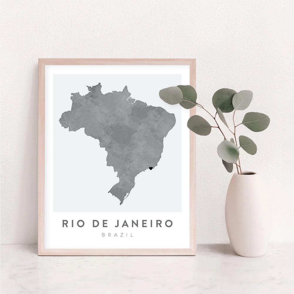 rio de janeiro travel poster