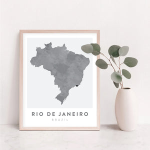 rio de janeiro travel poster