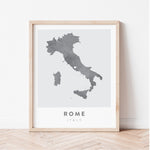 Load image into Gallery viewer, rome italy map poster
