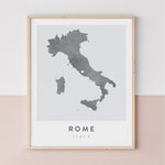 Load image into Gallery viewer, rome italy map poster
