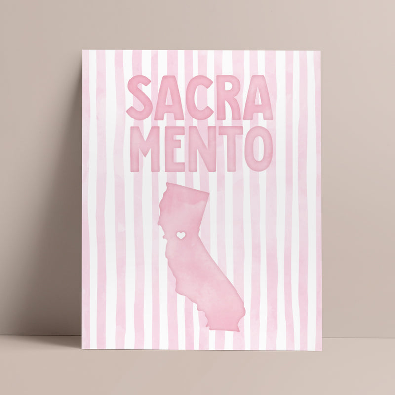 pink sacramento poster