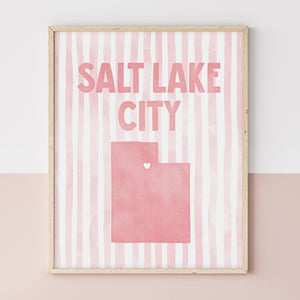 Salt Lake City, Utah Poster