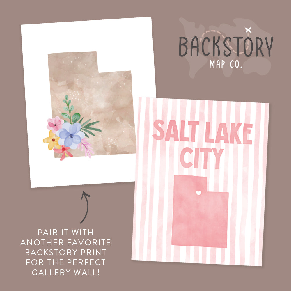 Salt Lake City, Utah Poster