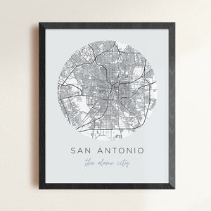 san antonio map