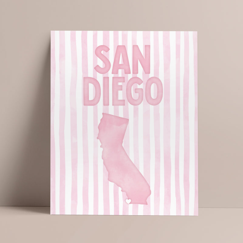 cute san diego poster