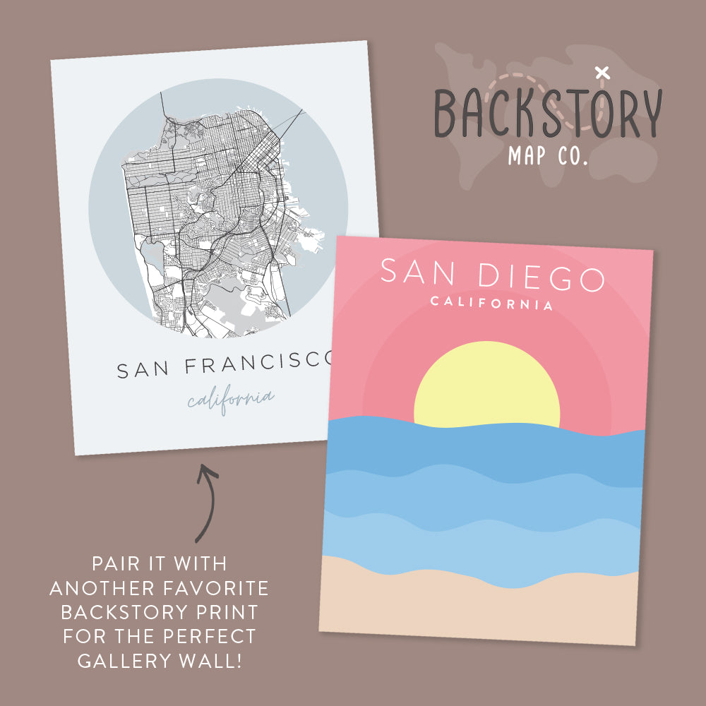 san diego california wall art