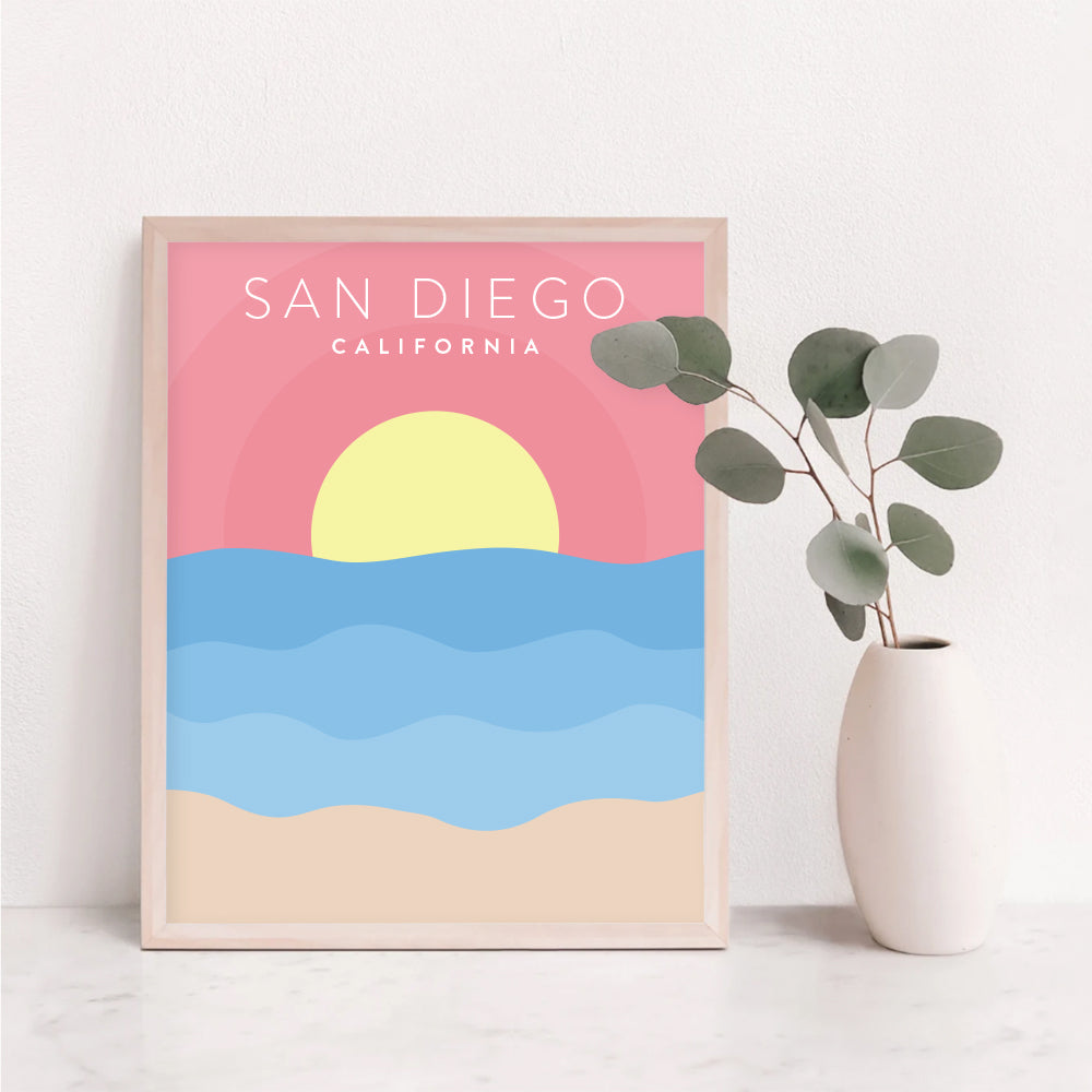 san diego california wall art
