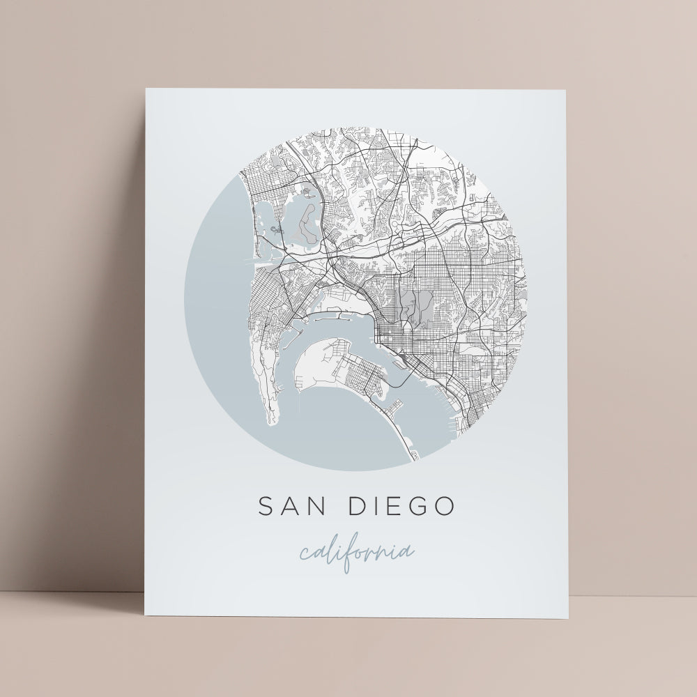 san diego map