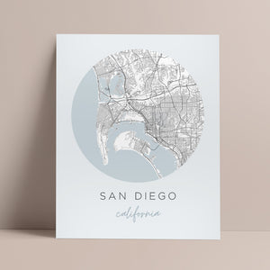 san diego map