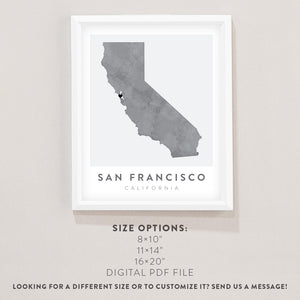 san francisco california wall art