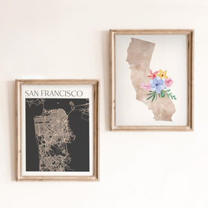 cute california posters