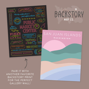 cute washington state posters