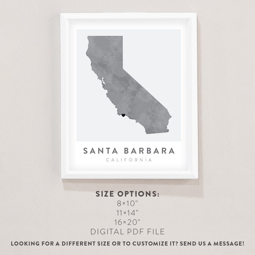 santa barbara ca poster