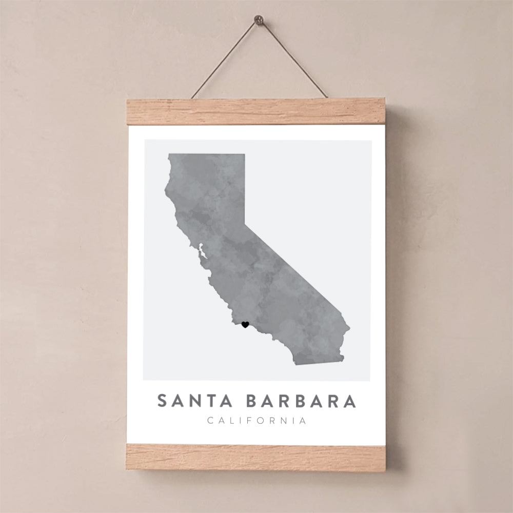 map of santa barbara ca