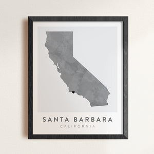 santa barbara california art print