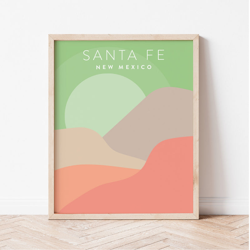 santa fe map
