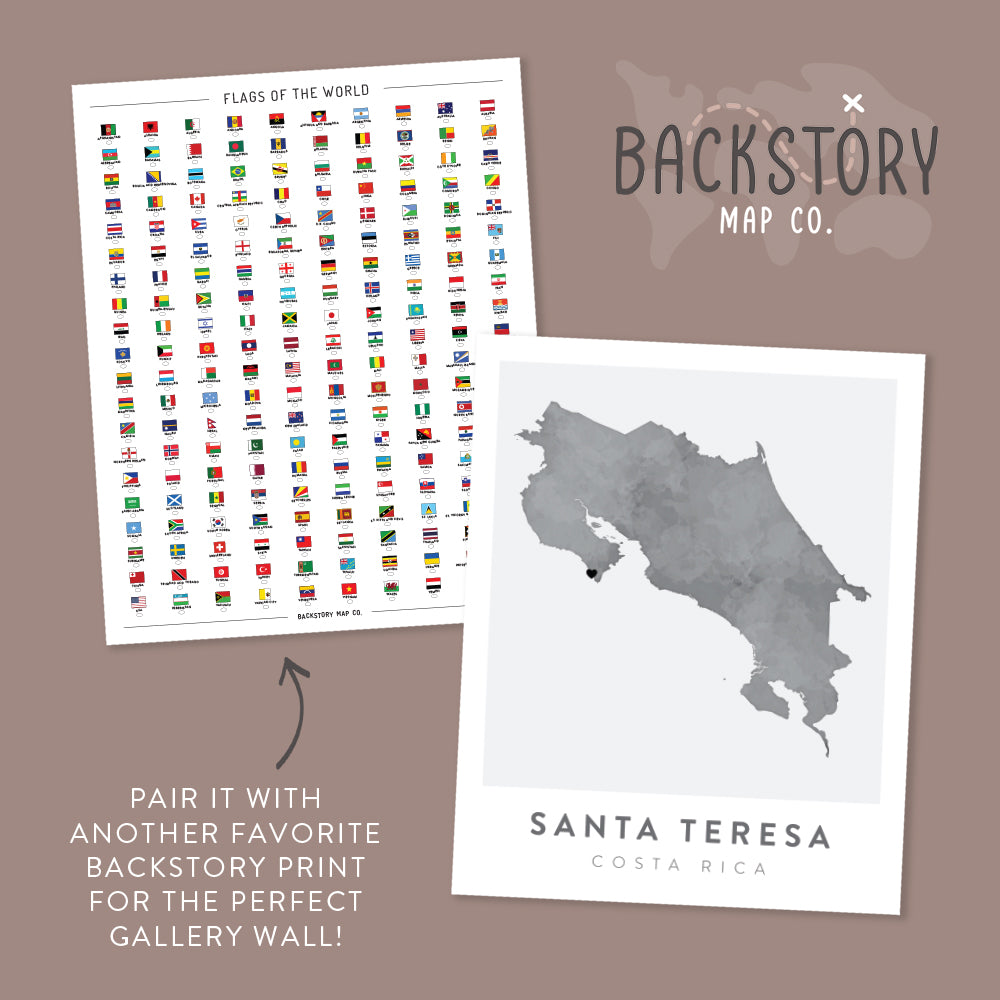 costa rica art print