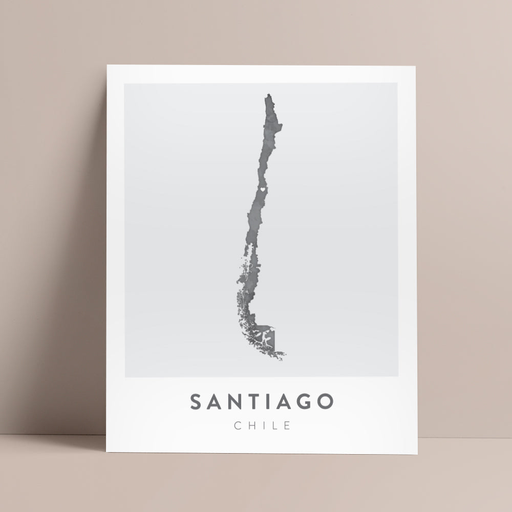 santiago chile wall art